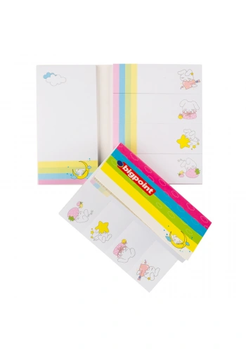 Bigpoint Yapışkanlı Not Kağıtları Seti Ay&Bulut Baskılı