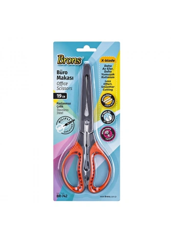 BRONS BÜRO MAKASI KORUMA KILIFLI BR-742 19 cm