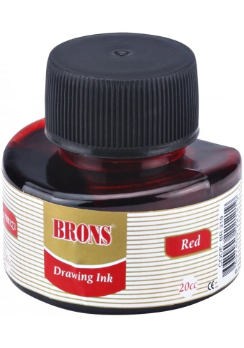 BRONS ÇİNİ MÜREKKEBİ KIRMIZI 20 CC BR-319