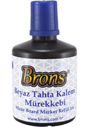 BRONS MAVİ TAHTA KALEMİ MÜREKKEBİ 100 cc BR-354