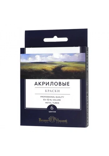 Bruno Visconti Akrilik Boya 6 Renk 12ml No: 70-0012
