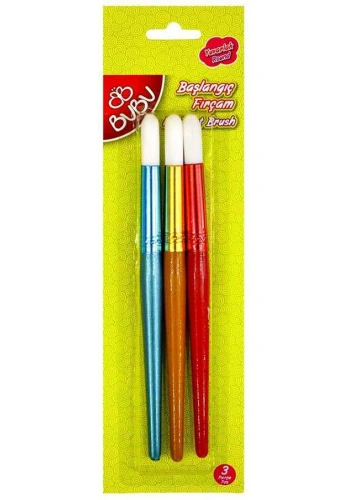 Bubu Başlangıç Fırçam Yuvarlak 3 Parça
