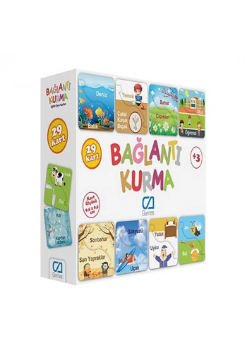 Ca Games Eğitici Oyun Kartları Bağlantı Kurma 5043