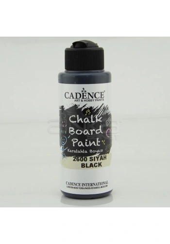 Cadence Chalkboard Paint 120ml Kara Tahta Boyası 2600 Siyah