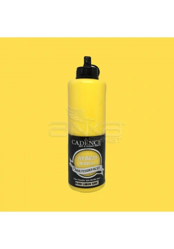 Cadence Hybrid Acrylic For Multisurfaces Tüm Yüzeyler İçin Akrilik Boya 500ml H-008 Limon Sarı