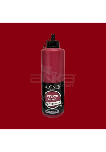 Cadence Hybrid Acrylic For Multisurfaces Tüm Yüzeyler İçin Akrilik Boya 500ml H054 Kan Kırmızı