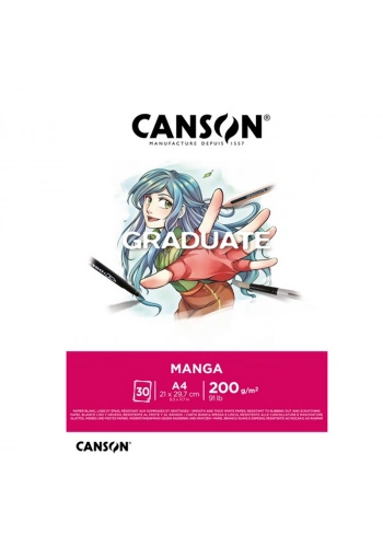 Canson Graduate Manga Pad 200g 30 Yaprak A4