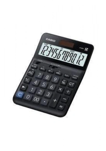 CASİO D-120 F MASA ÜSTÜ HESAP MAKİNESİ 12 HANE SİYAH ORTA BOY (TAX KUR HESAPLAMA)