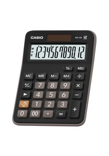 Casio DX-12B Hesap Makinesi 12 Hane Pilli ve Güneş Enerjili