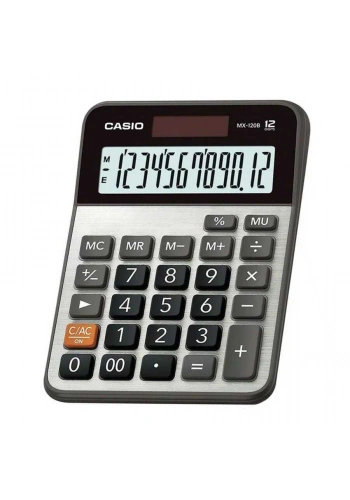 Casio MX-120B Hesap Makinesi 12 Hane Pilli ve Güneş Enerjili