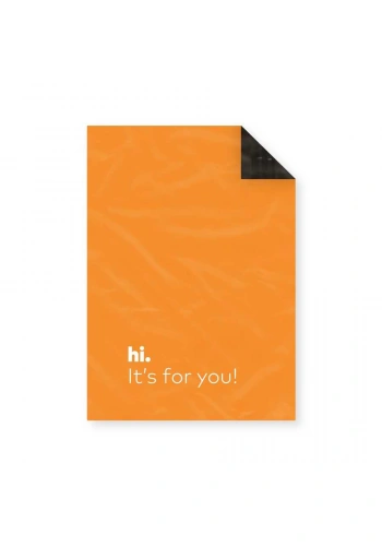 Cepsiz Turuncu Kargo Poşeti 30x37+5 cm - 100 Adet