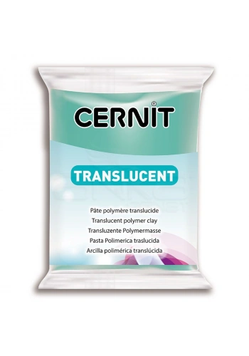 Cernit Translucent (Transparan) Polimer Kil 56g 620 Emerald Green