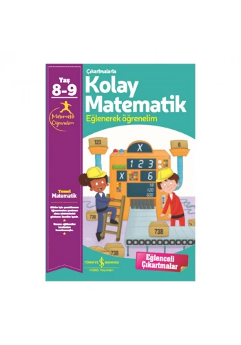 Çıkartmalarla Kolay Matematik 8-9 Yaş