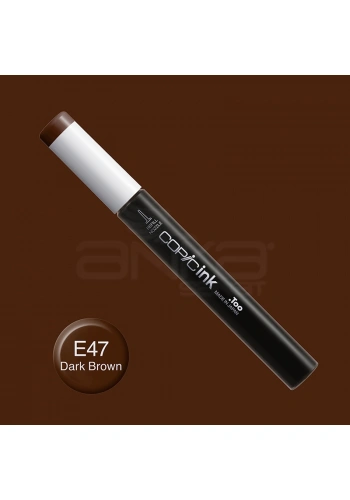 Copic İnk Refill 12ml E47 Dark Brown