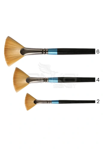 Daler Rowney 48 Seri Aquafine Sentetik Kısa Saplı Yelpaze Fırçası