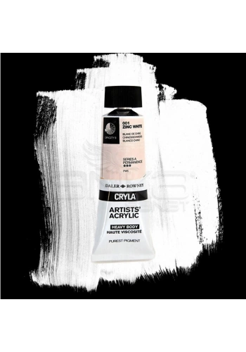 Daler Rowney Cryla Artist Akrilik Boya 75ml 001 Zinc White Seri A