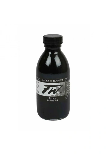 Daler Rowney FW Acrylic Artist Ink 180ml 028 Black