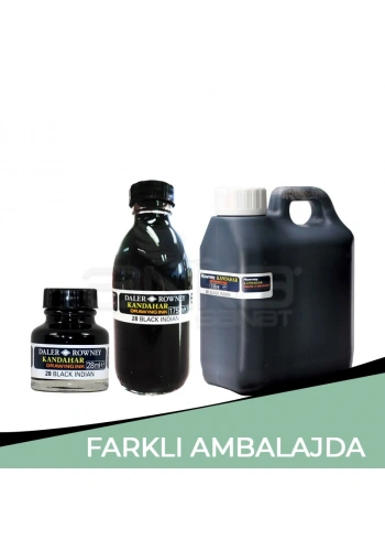 Daler Rowney Kandahar Siyah Çini Mürekkebi