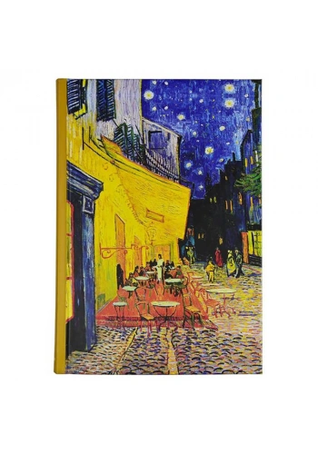 Deffter Art Of World Van Gogh Sert Kapak 14x20 cm Çizgili Defter 96 Yaprak 64682-0