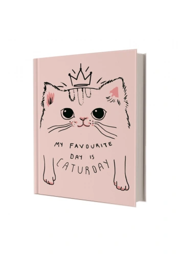 Deffter Caturday Çizgili Defter 14x20 cm 96 Yaprak 64626-5