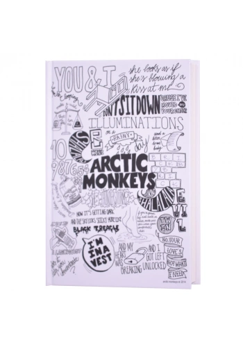 Deffter Music Of The Word Arctic Monkeys Çizgili Not Defteri 14x20 cm 64745-3