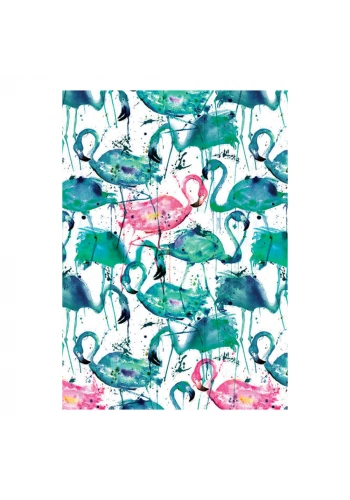 Deffter Paradise Flamingos Sert Kapak 64418-6