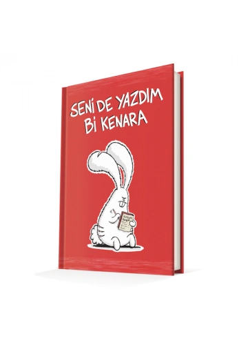 Deffter Seni de Yazdım Bi Kenara/Sert Kapaklı Çizgili 14x20 Cm