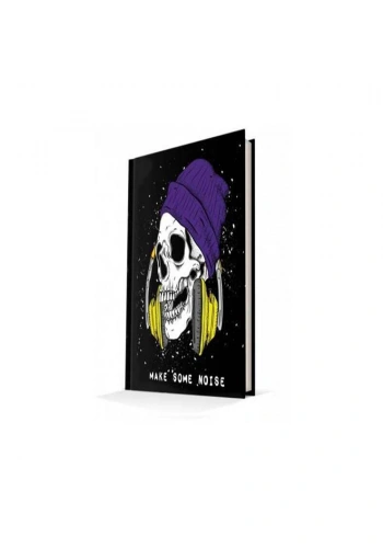 Deffter Skull Make Some Noise Sert Kapak Çizgili 14*22 64516-9