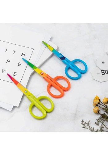 DELİ 6062 COLORFUL RENKLİ OFİS MAKASI 18cm BLİSTER