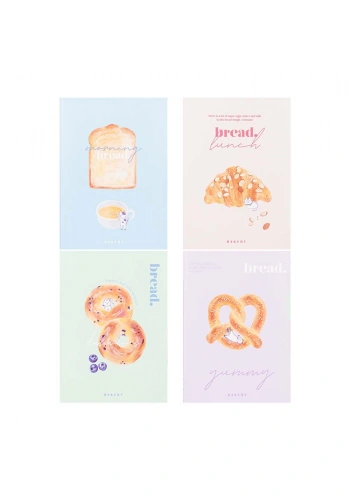 Deli Bakery Sewing Notebook A4 Çizgili FB540