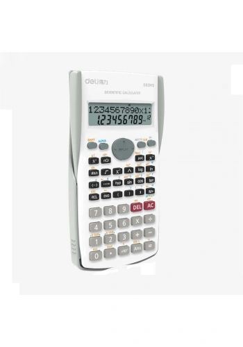 Deli Bilimsel Hesap Makinesi 240F-10+2 Digits Beyaz D82MS