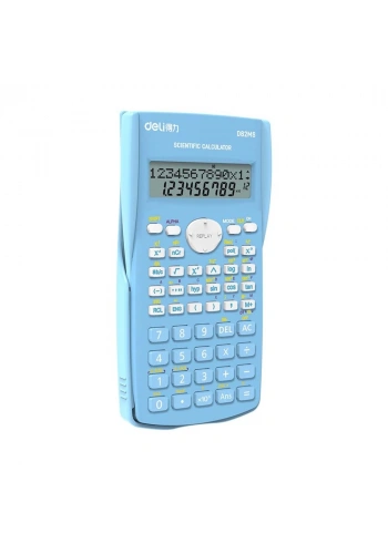 Deli Bilimsel Hesap Makinesi 240F-10+2 Digits Mavi D82MS