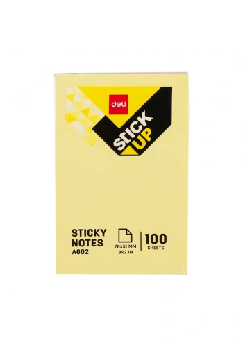 Deli Sticky Notes Yapışkanlı Not Kağıdı 76x51 mm 100 Sayfa A00253