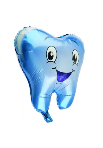 Dişim Çıktı 55 cm Folyo Balon Mavi