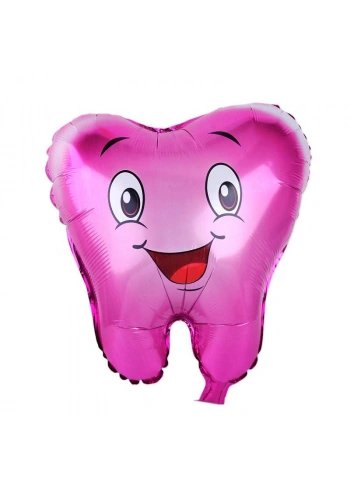 Dişim Çıktı 55 cm Folyo Balon Pembe