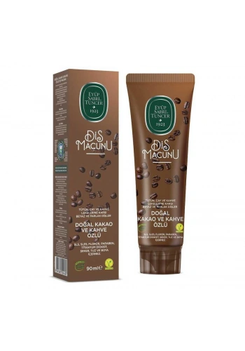 Doğal Kakao ve Kahve Özlü Diş Macunu 90 ml