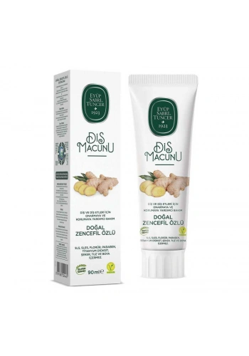 Doğal Zencefil Özlü Diş Macunu 90 ml