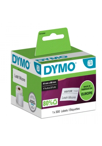 DYMO 11356 LW Çok Amaçlı Etiket 41X89mm / 300 lü Paket S0722560  1-7/10inç x 3-1/2inç