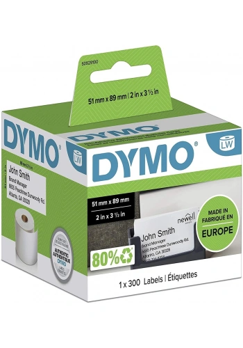 DYMO 51x89mm İsim Kartı/Yaka Kartı Etiketi (S0929100)