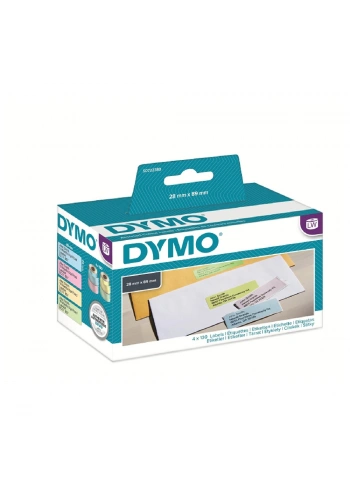 DYMO 89x28mm LW Karışık Renkli Adres Etiketi (99011)