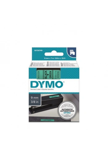 DYMO D1 Yeşil/ Siyah Yedek Şerit 9mm x 7mt (40919)