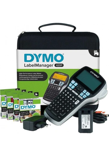 DYMO LabelManager 420P yüksek performanslı çantalı Etiketleme Makinesi