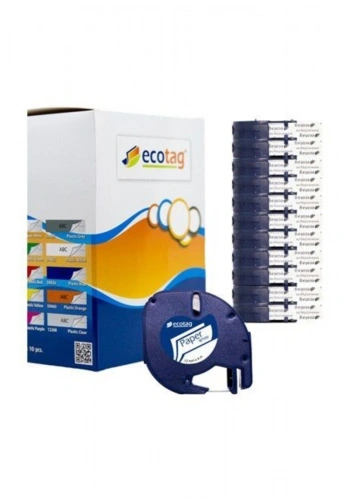 Dymo Letratag Muadil Kağıt Şerit Etiket Beyaz 10lu Paket