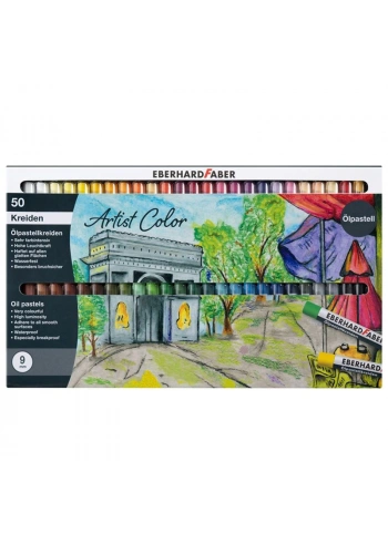 Eberhard Faber Artist Color Yağlı Pastel Seti 50 Renk