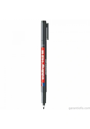 Edding 142M Siyah Permanent Asetat Kalemi