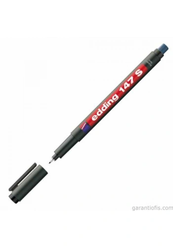 Edding 147S Silgili Mavi Asetat Kalemi