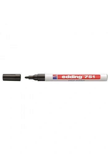 EDDİNG 751-01 SİYAH MARKER KALEMLERİ