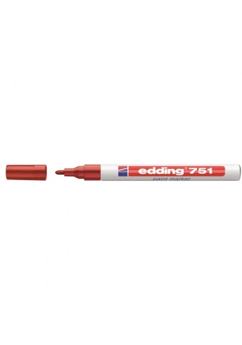 EDDİNG 751-02 KIRMIZI MARKER KALEMLERİ