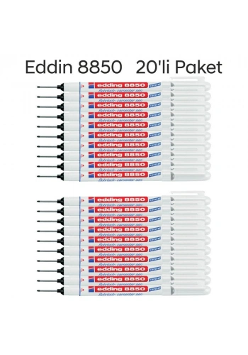 Edding 8850 Montaj İşaretleme ve Marangoz Kalemi 20li Paket
