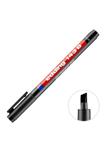 Edding Asetat Kalemi 1-3 mm Siyah